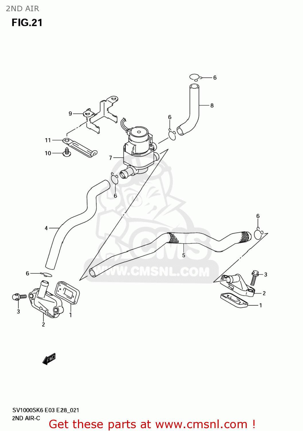 2ND AIR SV1000S 2006 (K6) USA (E03)