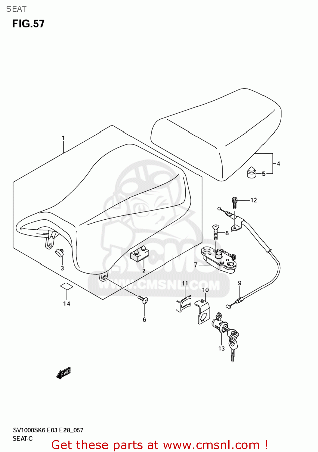 SEAT SV1000S 2006 (K6) USA (E03)