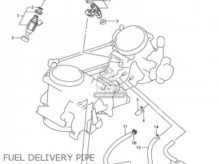 FUEL DELIVERY PIPE - SV1000S 2006 (K6) USA (E03)