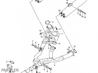 MUFFLER - SV1000S 2006 (K6) USA (E03)