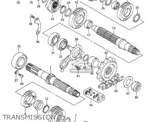 TRANSMISSION - SV1000S 2006 (K6) USA (E03)