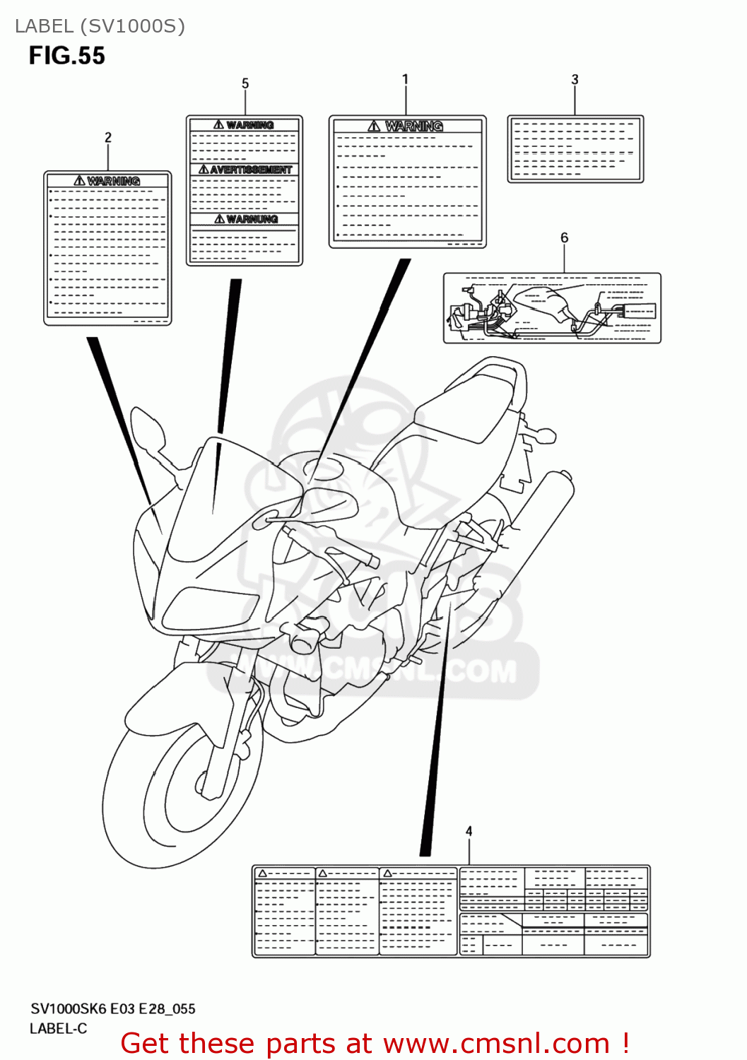 LABEL (SV1000S) SV1000S 2007 (K7) USA (E03)