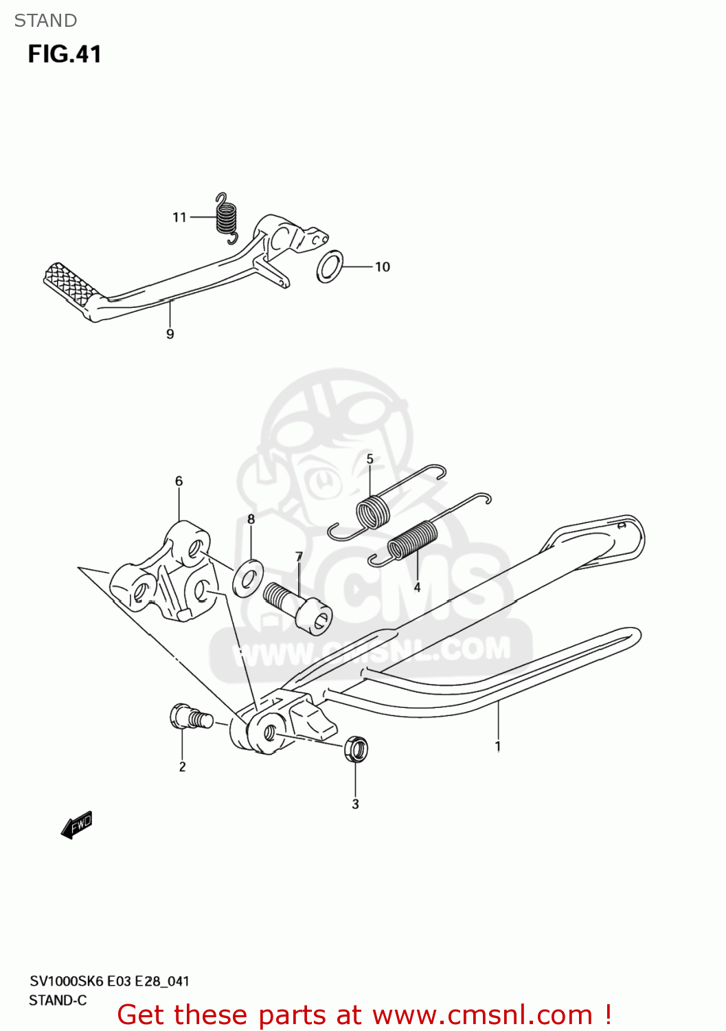 STAND SV1000S 2007 (K7) USA (E03)