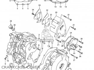 CRANKCASE COVER - SV1000S 2007 (K7) USA (E03)