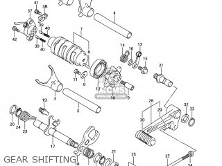 GEAR SHIFTING - SV1000S 2007 (K7) USA (E03)