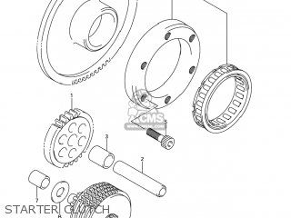 STARTER CLUTCH - SV1000S 2007 (K7) USA (E03)