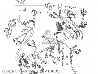 WIRING HARNESS (SV1000S) - SV1000S 2007 (K7) USA (E03)