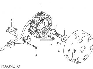 Suzuki SV650 1999 (X) USA (E03) parts lists and schematics sv650 schematics 