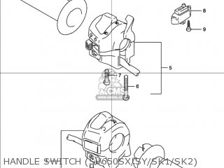 HANDLE SWITCH (SV650SX/SY/SK1/SK2) - SV650 1999 (X) USA (E03)