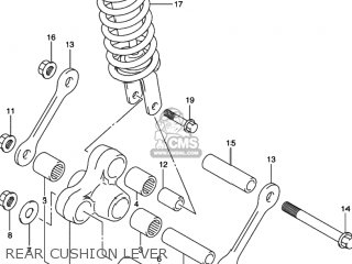 REAR CUSHION LEVER - SV650 1999 (X) USA (E03)