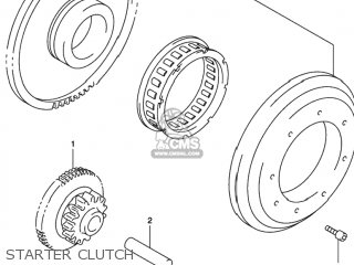 STARTER CLUTCH - SV650 1999 (X) USA (E03)