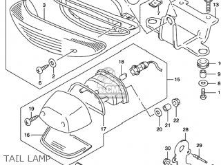 TAIL LAMP - SV650 1999 (X) USA (E03)