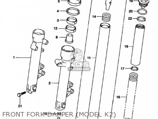FRONT FORK DAMPER (MODEL K2) - SV650 2001 (K1) USA (E03)