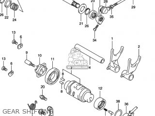 GEAR SHIFTING - SV650 2001 (K1) USA (E03)