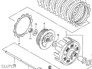 CLUTCH - SV650 2002 (K2) USA (E03)