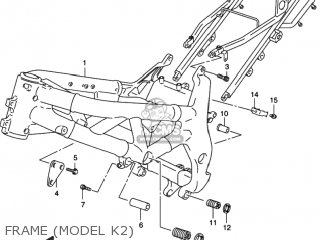 FRAME (MODEL K2) - SV650 2002 (K2) USA (E03)