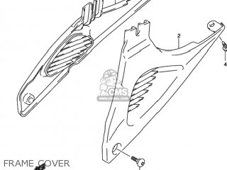 FRAME COVER - SV650 2002 (K2) USA (E03)