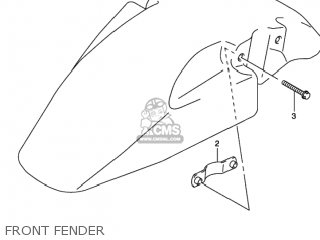 FRONT FENDER - SV650 2002 (K2) USA (E03)