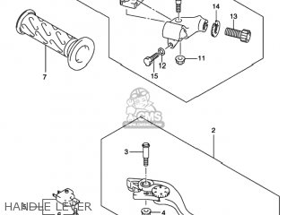 HANDLE LEVER - SV650 2002 (K2) USA (E03)