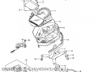 SPEEDOMETER (SV650K5/K6/K7) - SV650 2003 (K3) USA (E03)