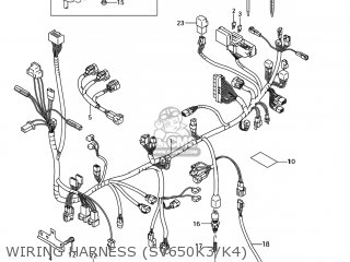 WIRING HARNESS (SV650K3/K4) - SV650 2003 (K3) USA (E03)