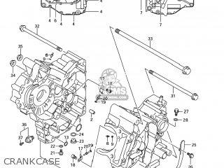 CRANKCASE - SV650 2004 (K4) USA (E03)