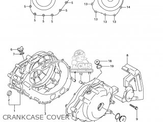 CRANKCASE COVER - SV650 2004 (K4) USA (E03)
