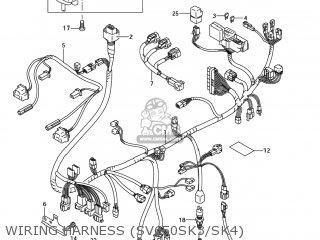 WIRING HARNESS (SV650SK3/SK4) - SV650 2005 (K5) USA (E03)