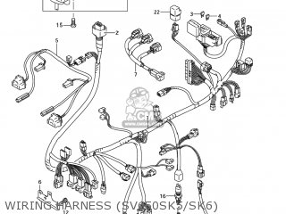 WIRING HARNESS (SV650SK5/SK6) - SV650 2006 (K6) USA (E03)