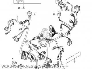 WIRING HARNESS (SV650SK7) - SV650 2007 (K7) USA (E03)
