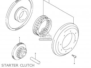 STARTER CLUTCH - SV650 2008 (K8) USA (E03)