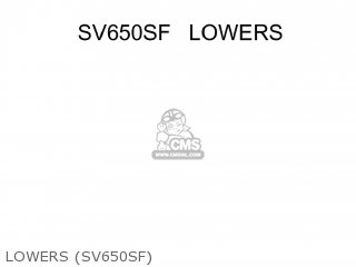 LOWERS (SV650SF) - SV650 2009 (K9) USA (E03)
