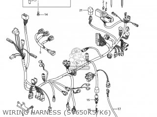 WIRING HARNESS (SV650K5/K6) - SV650A 2004 (K4) USA (E03)