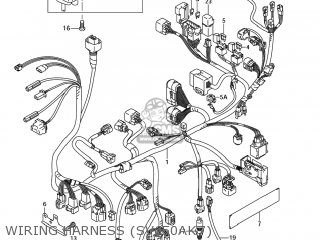 WIRING HARNESS (SV650AK7) - SV650A 2007 (K7) USA (E03)
