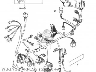 WIRING HARNESS (SV650K7) - SV650A 2007 (K7) USA (E03)
