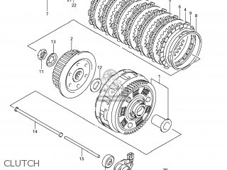 CLUTCH - SV650A 2008 (K8) USA (E03)