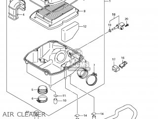 AIR CLEANER - SV650A 2009 (K9) USA (E03)