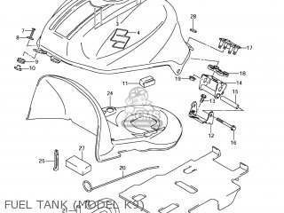 FUEL TANK (MODEL K9) - SV650A 2009 (K9) USA (E03)