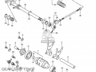 GEAR SHIFTING - SV650A 2009 (K9) USA (E03)