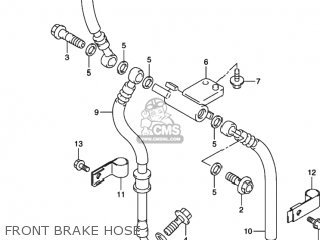 FRONT BRAKE HOSE - SV650S 1999 (X) USA (E03)