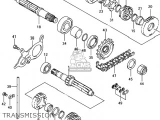 TRANSMISSION - SV650S 1999 (X) USA (E03)