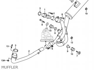 MUFFLER - SV650S 2001 (K1) USA (E03)