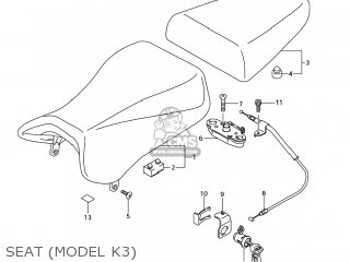 SEAT (MODEL K3) - SV650S 2003 (K3) USA (E03)
