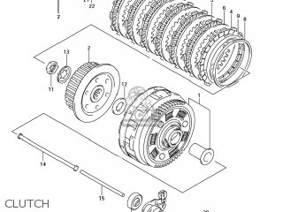 CLUTCH - SV650S 2005 (K5) USA (E03)