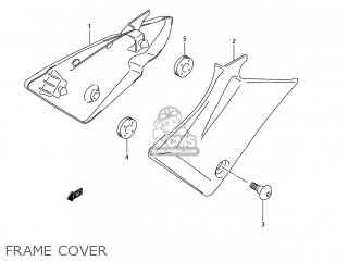 FRAME COVER - SV650S 2005 (K5) USA (E03)