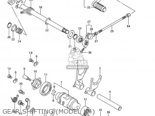GEAR SHIFTING (MODEL K4) - SV650S 2006 (K6) USA (E03)