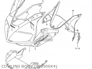 COWLING BODY (SV650SK4) - SV650S 2007 (K7) USA (E03)