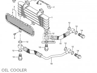 OIL COOLER - SV650S 2007 (K7) USA (E03)