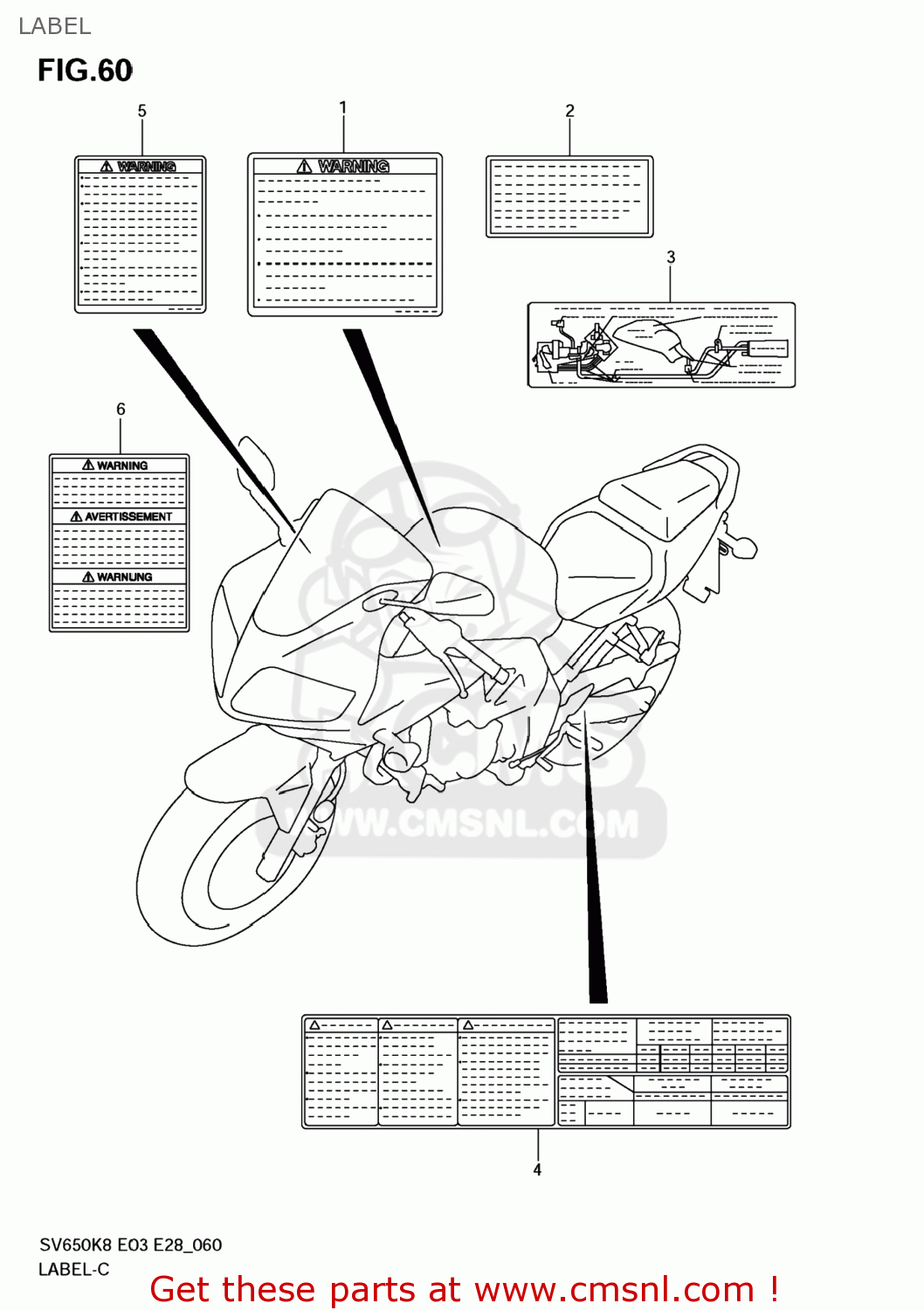 LABEL SV650S 2009 (K9) USA (E03)
