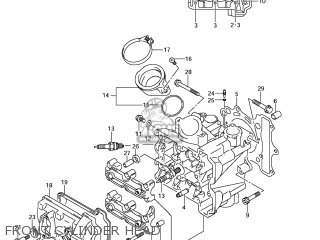 FRONT CYLINDER HEAD - SV650S 2009 (K9) USA (E03)